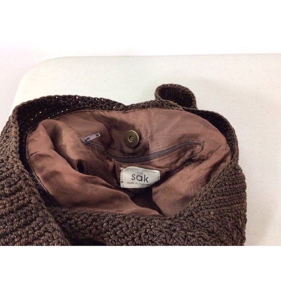 The SAK Brown Hobo Slouch Bag Y2K Purse - Picture 9 of 9